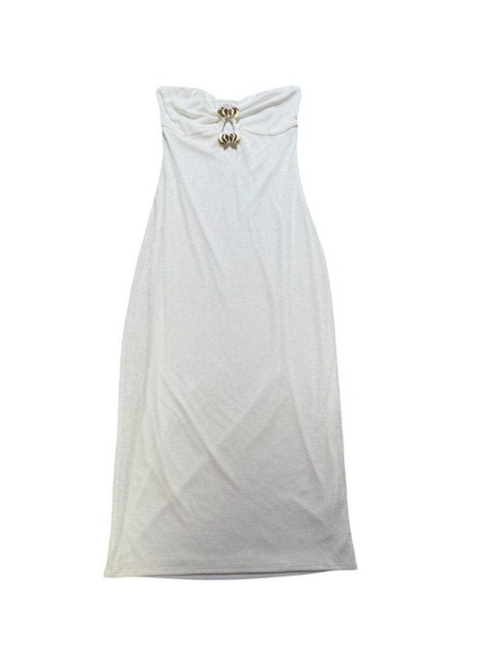NWT 12th Tribe Rayne White Embellished Maxi Dress L